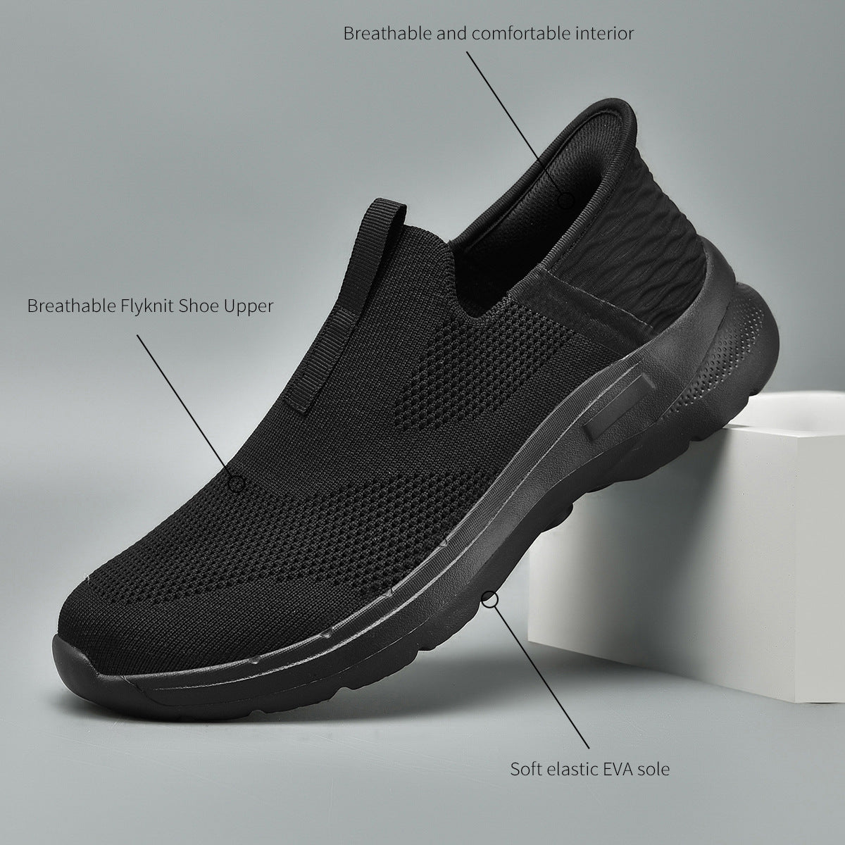 Aria - Unisex Orthopedic Knit Sport Shoes, Breathable Cushioned Sneakers