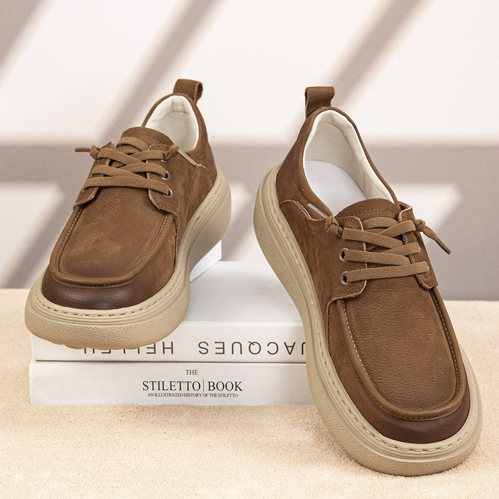 Beau - Men's Orthopedic Wide-Toe Casual Shoes, Thick Sole Comfort Sneakers