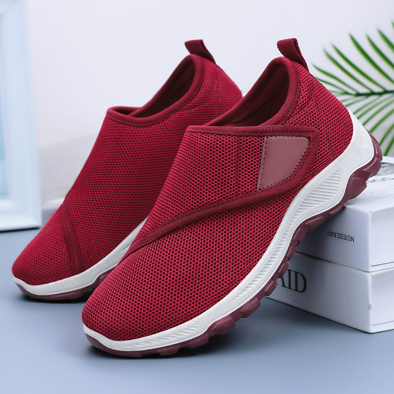 Mia - Women's Orthopedic Comfort Walking Shoes, Adjustable Strap Sneakers