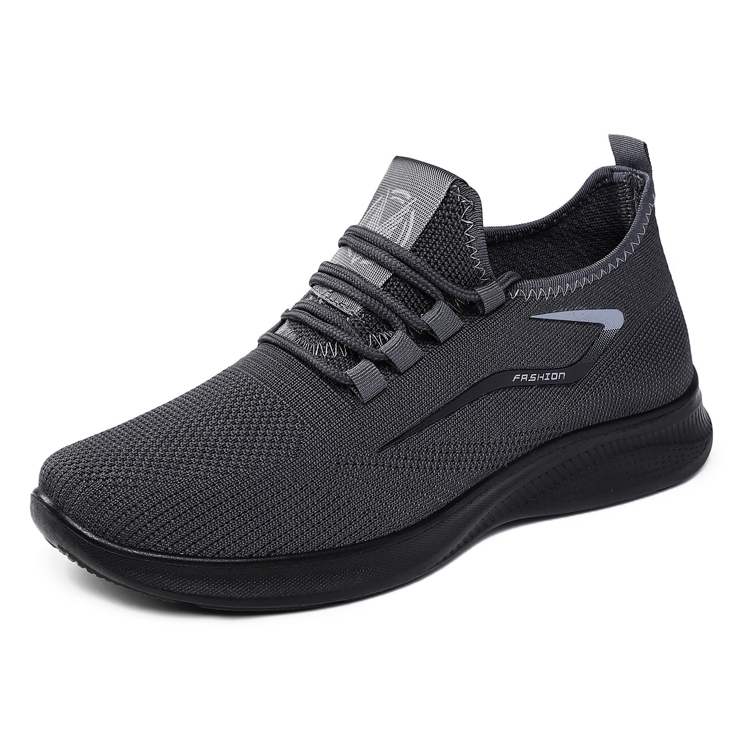 Reid - Men's Soft Sole Knit Mesh Gym Shoes, Breathable Comfort Sneakers