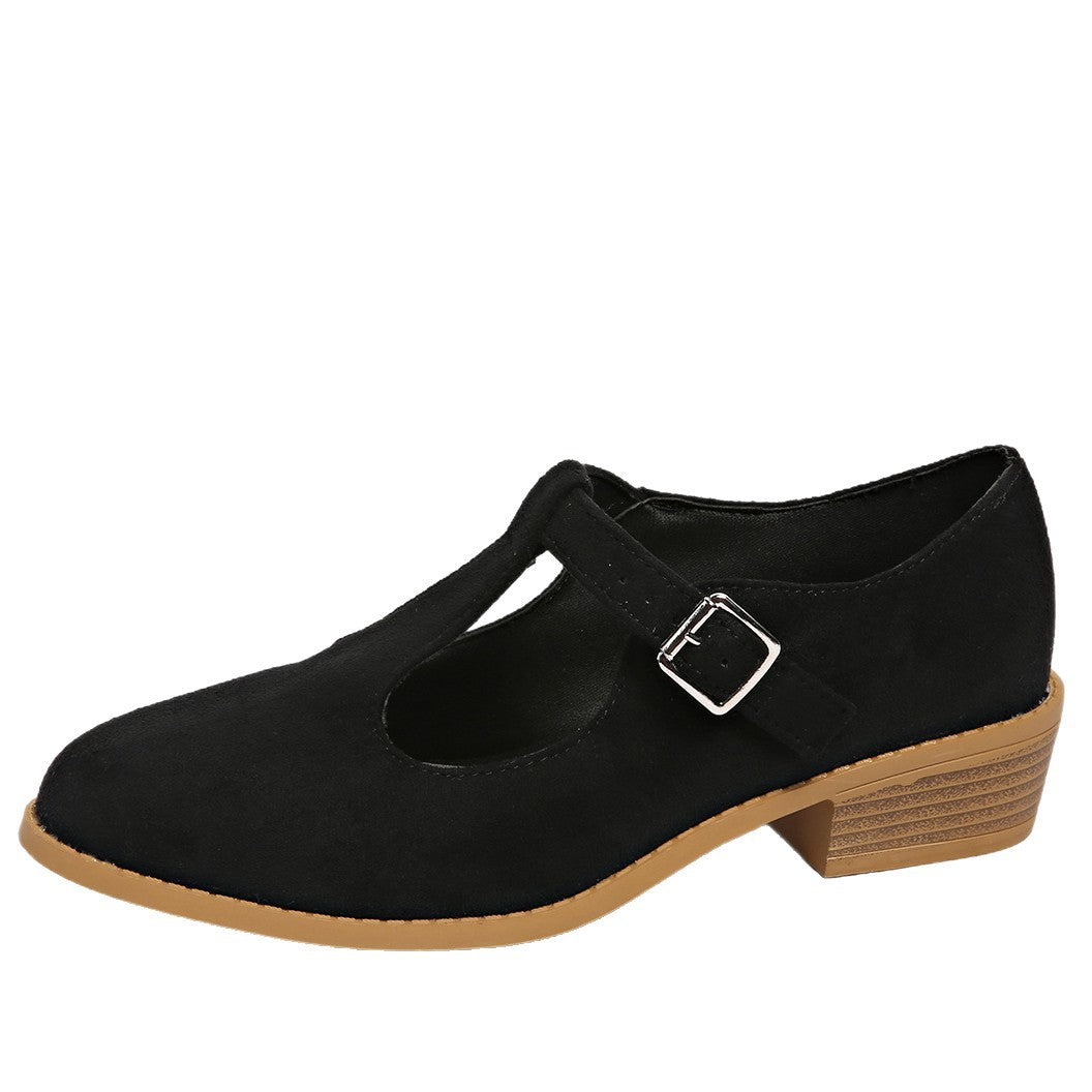 Wren - Women's Suede Cut-Out Pointed Flats, British-Style Loafers