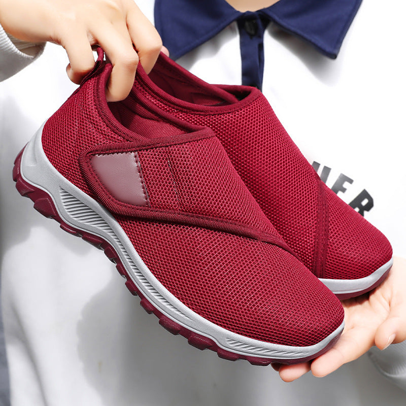 Mia - Women's Orthopedic Comfort Walking Shoes, Adjustable Strap Sneakers