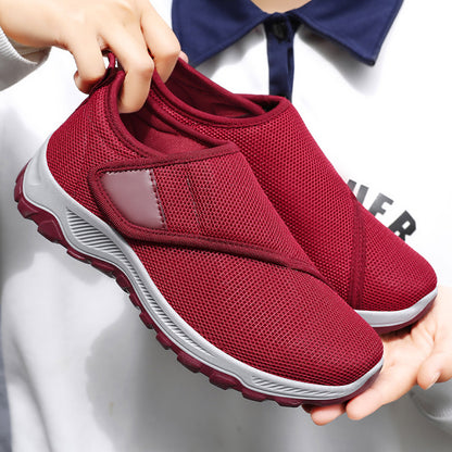 Mia - Women's Orthopedic Comfort Walking Shoes, Adjustable Strap Sneakers