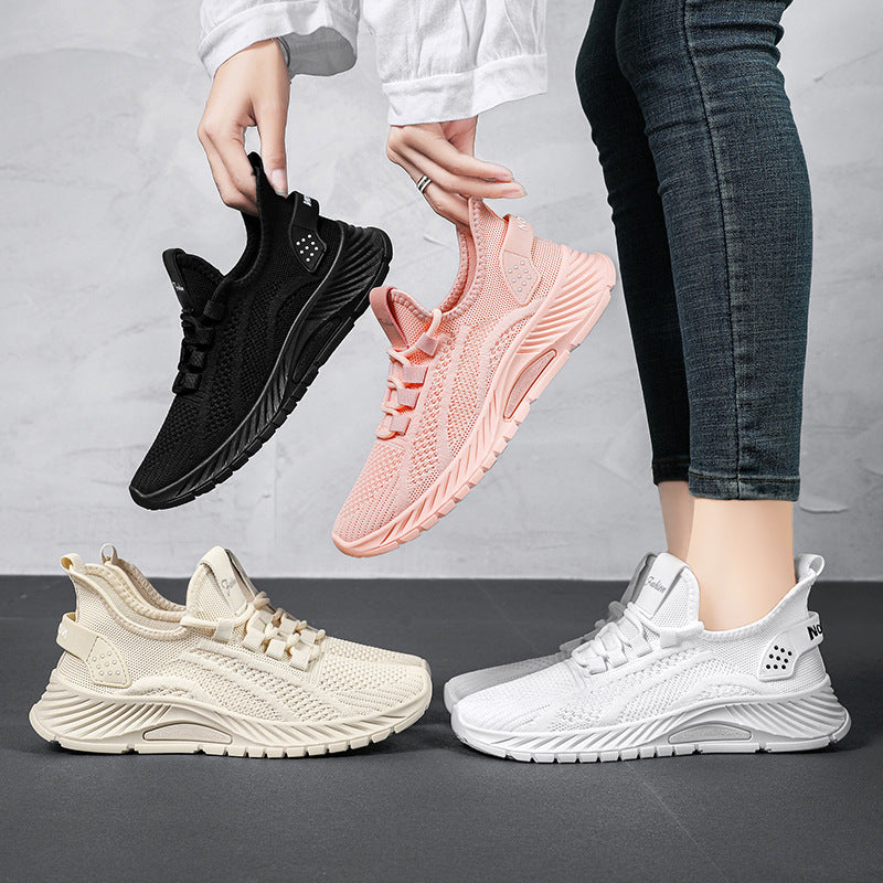 Nova - Women's Breathable PVC Canvas Sneakers, Lightweight Sport Casual Shoes