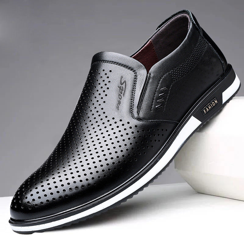 Wade - Men's Business Casual Oxford Shoes, Breathable Mesh Dress Sneakers