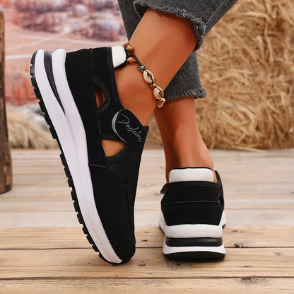 Cleo - Women's Orthopedic Cut-Out Sneakers, Lightweight Comfort Shoes