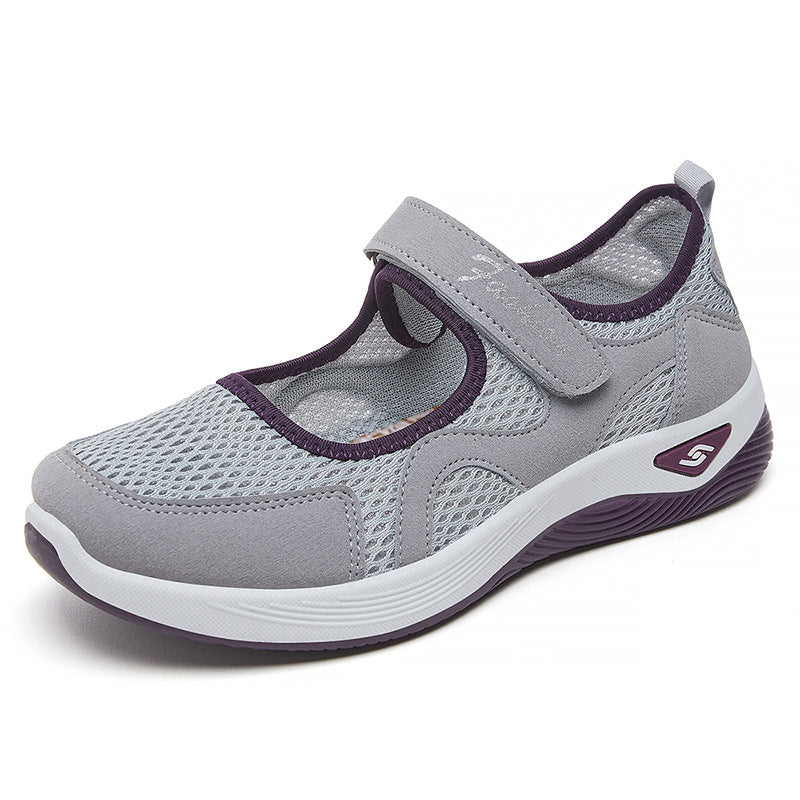 Elara - Women's Orthopedic Walking Shoes, Adjustable Strap Comfort Sneakers