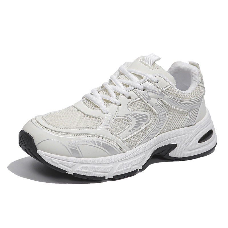 Maeve - Unisex Retro Color-Block Platform Sneakers, Couples Thick Sole Shoes