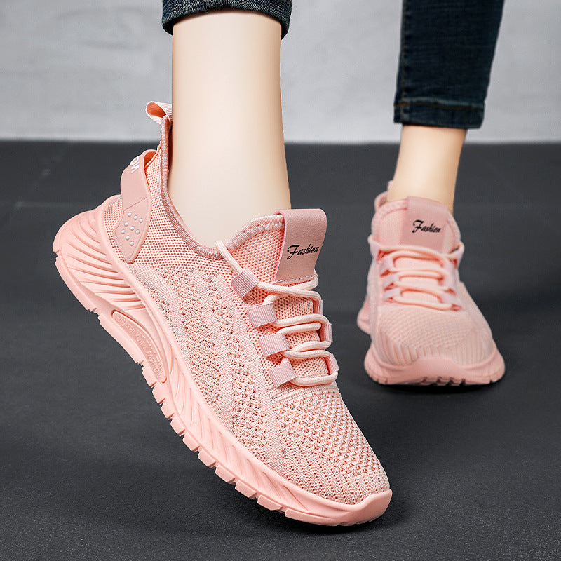 Nova - Women's Breathable PVC Canvas Sneakers, Lightweight Sport Casual Shoes