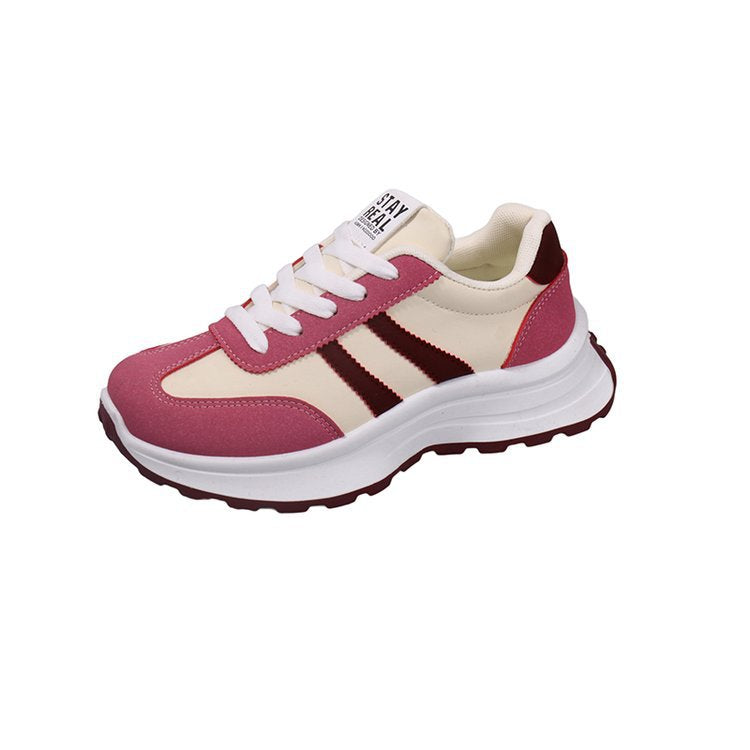 Wren - Women's Korean-Style Platform Sneakers, Gym Student Running Shoes