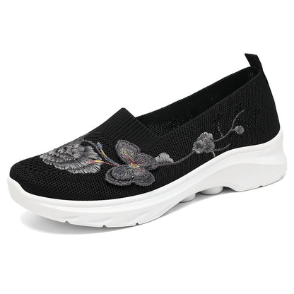 Elara - Women's Comfort Walking Shoes, Soft Sole Breathable Canvas Flats