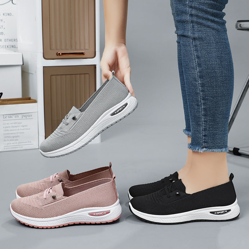 Tess - Women's Breathable Comfort Flats, Soft Sole Everyday Casual Shoes