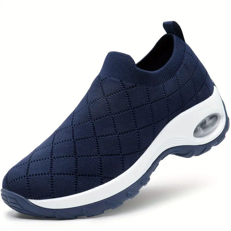 Skye - Women's Orthopedic Knit Slip-On Sneakers, Air Cushion Comfort Shoes