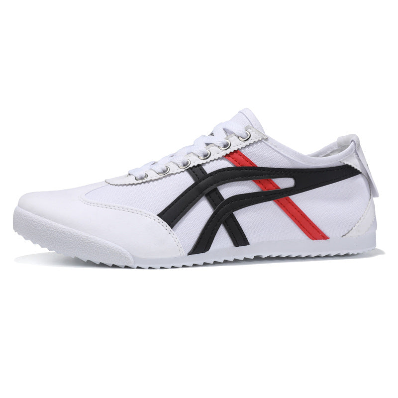 Ezra - Unisex Trendy White Skate Shoes, Soft Sole Lightweight Sneakers