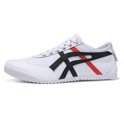 Ezra - Unisex Trendy White Skate Shoes, Soft Sole Lightweight Sneakers