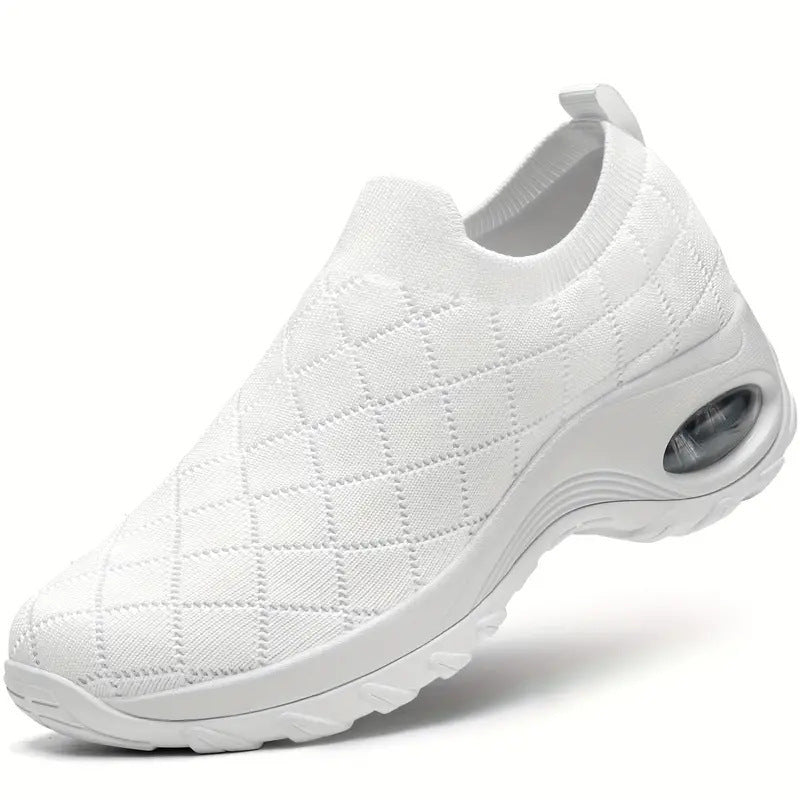 Skye - Women's Orthopedic Knit Slip-On Sneakers, Air Cushion Comfort Shoes