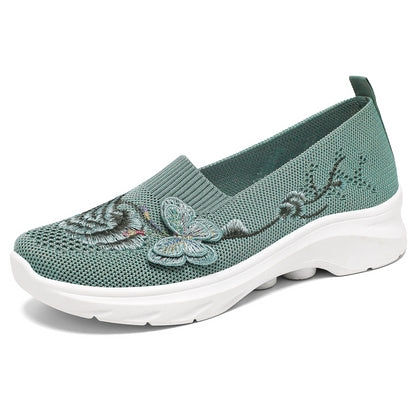 Elara - Women's Comfort Walking Shoes, Soft Sole Breathable Canvas Flats