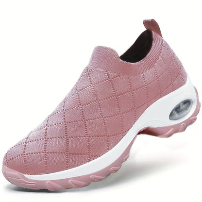 Skye - Women's Orthopedic Knit Slip-On Sneakers, Air Cushion Comfort Shoes