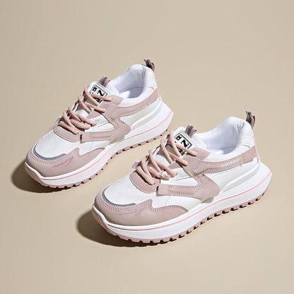 Ines - Women's Platform Dad Sneakers, Nurse Leg-Lengthening Shoes