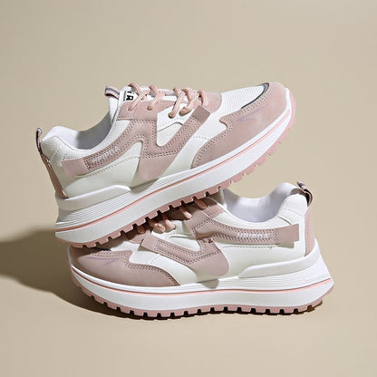 Ines - Women's Platform Dad Sneakers, Nurse Leg-Lengthening Shoes
