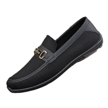 Liam - Men's Soft Mesh Slip-On Loafers, Breathable Trendy Comfort Shoes