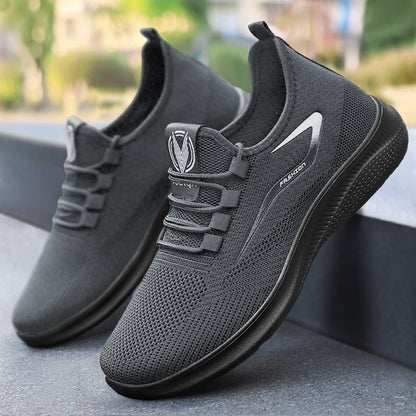 Kai - Men's Breathable Mesh Running Sneakers, Anti-Odor Sport Shoes