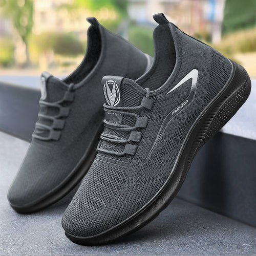 Kai - Men's Breathable Mesh Running Sneakers, Anti-Odor Sport Shoes