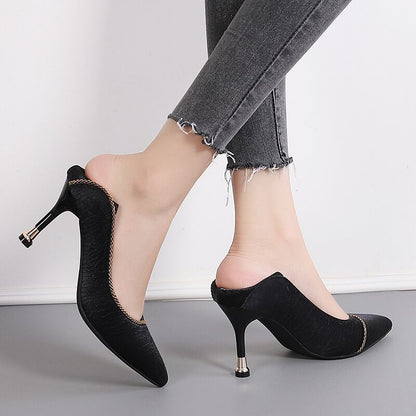 Skye - Women's Pointed-Toe Stiletto Pumps, French-Style Office Heels