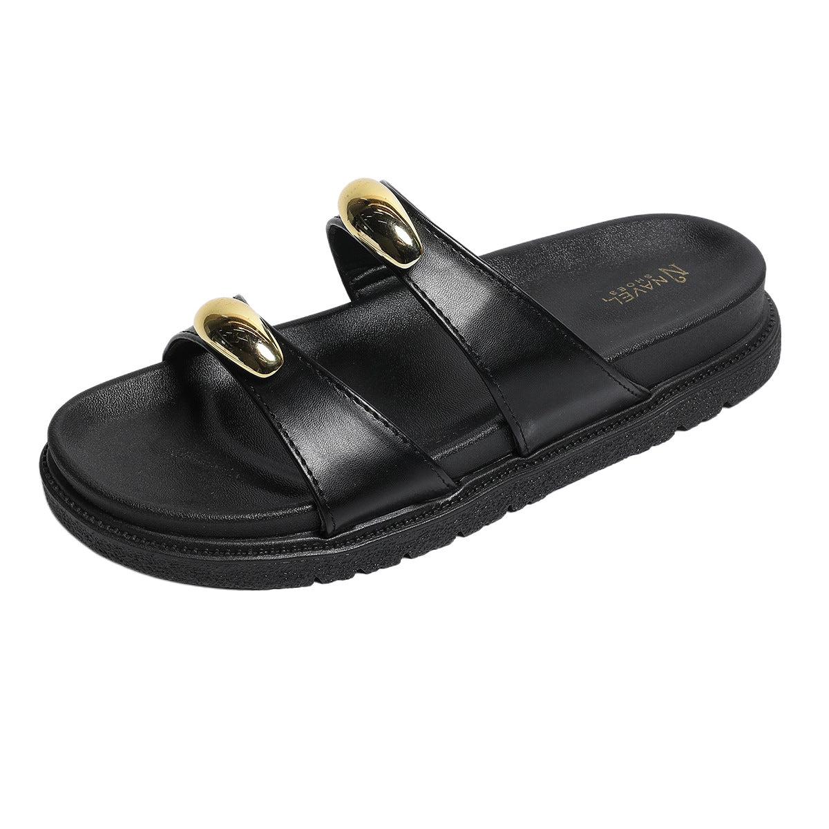 Edie - Women's Thick Platform Slides, Outdoor Comfort Sandals