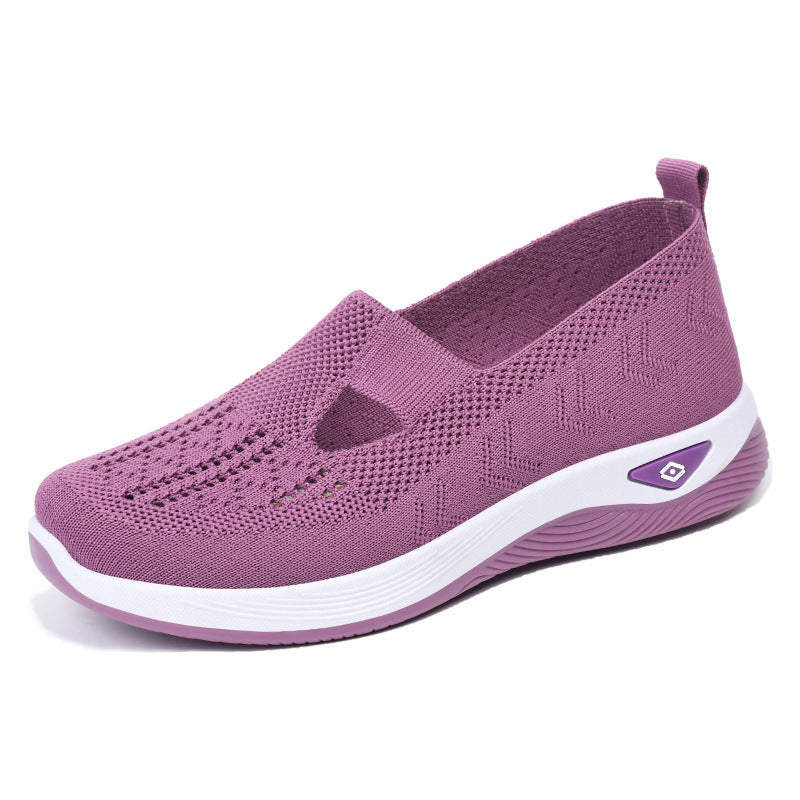 Faye - Women's Orthopedic Knit Slip-On Shoes, Breathable Soft Sole Sneakers