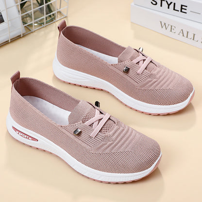 Tess - Women's Breathable Comfort Flats, Soft Sole Everyday Casual Shoes