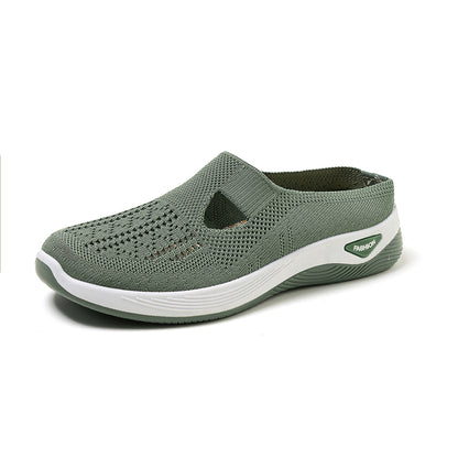 Tess - Women's Orthopedic Backless Comfort Shoes, Breathable Slip-On Mules