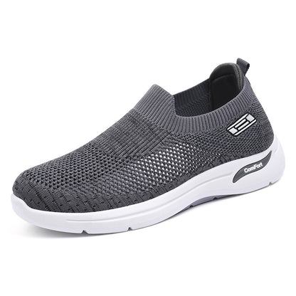 Wren - Men's Orthopedic Canvas Slip-On Shoes, Breathable Comfort Sneakers