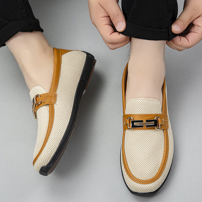 Liam - Men's Soft Mesh Slip-On Loafers, Breathable Trendy Comfort Shoes