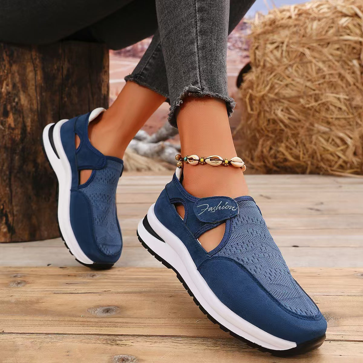 Cleo - Women's Orthopedic Cut-Out Sneakers, Lightweight Comfort Shoes