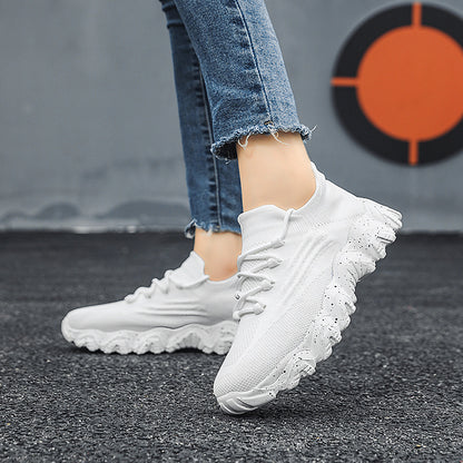 Aria - Women's Knit Slip-On Sock Sneakers, Breathable Lazy Gym Shoes