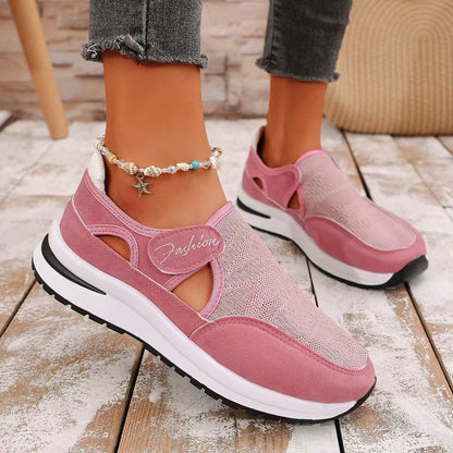Cleo - Women's Orthopedic Cut-Out Sneakers, Lightweight Comfort Shoes