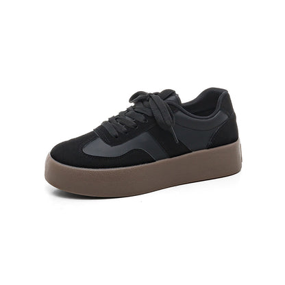 Wren - Unisex Classic Platform Sneakers, Couples Skate Shoes