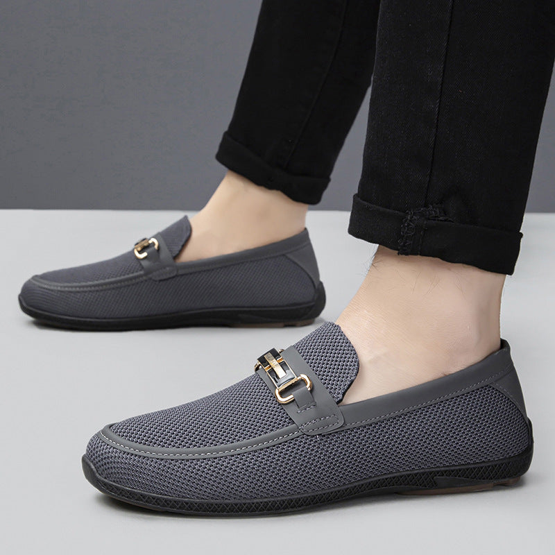 Liam - Men's Soft Mesh Slip-On Loafers, Breathable Trendy Comfort Shoes
