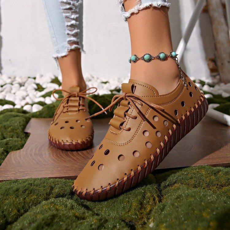 Wren - Women's Cut-Out Flat Shoes, Breathable Versatile Casual Flats