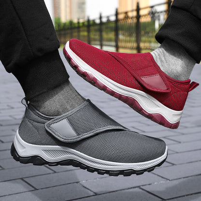 Mia - Women's Orthopedic Comfort Walking Shoes, Adjustable Strap Sneakers