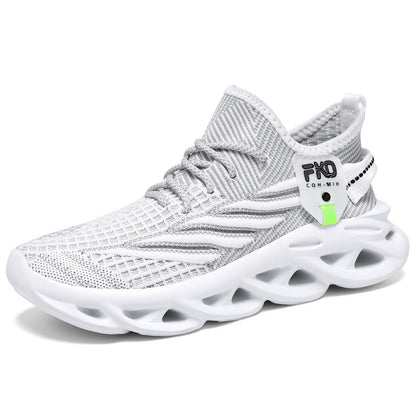 Finn - Unisex Knit Blade-Sole Sneakers, Breathable Sport Fashion Shoes