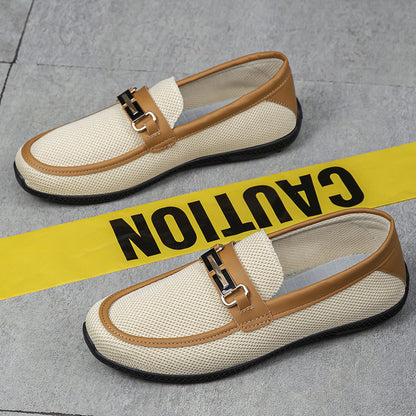 Liam - Men's Soft Mesh Slip-On Loafers, Breathable Trendy Comfort Shoes