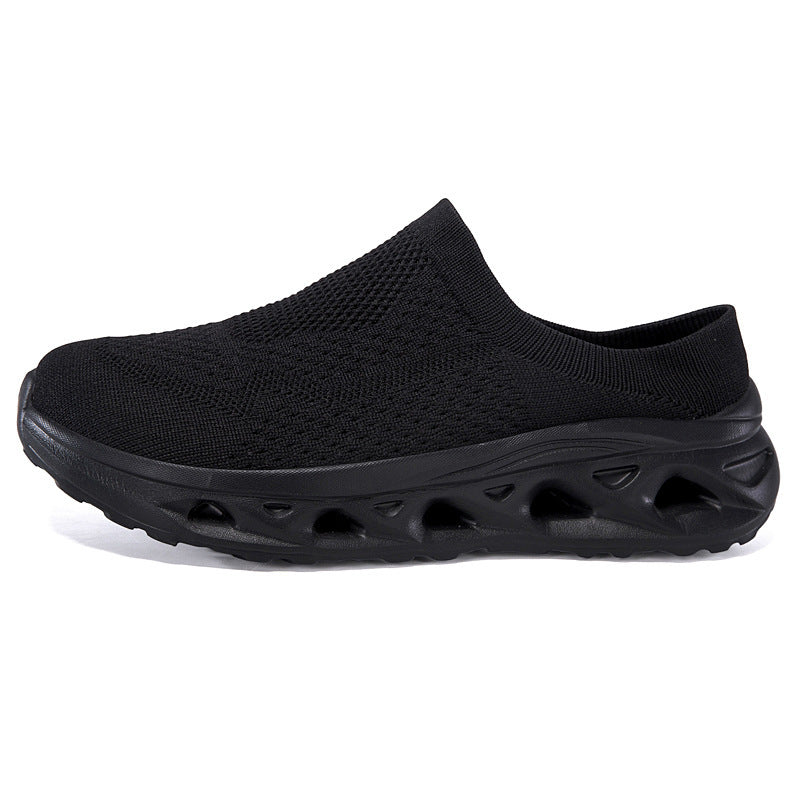 Jude - Unisex Wide-Fit Knit Slip-On Sneakers, Breathable Lazy Comfort Shoes