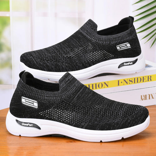 Wren - Men's Orthopedic Canvas Slip-On Shoes, Breathable Comfort Sneakers