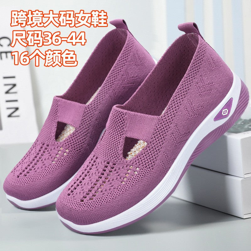 Faye - Women's Orthopedic Knit Slip-On Shoes, Breathable Soft Sole Sneakers