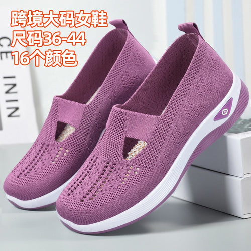 Faye - Women's Orthopedic Knit Slip-On Shoes, Breathable Soft Sole Sneakers