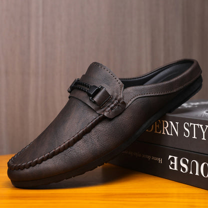 Reef - Men's Premium Business Penny Loafers, Soft Leather Slip-On Shoes