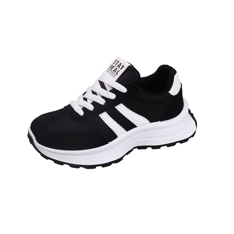 Wren - Women's Korean-Style Platform Sneakers, Gym Student Running Shoes