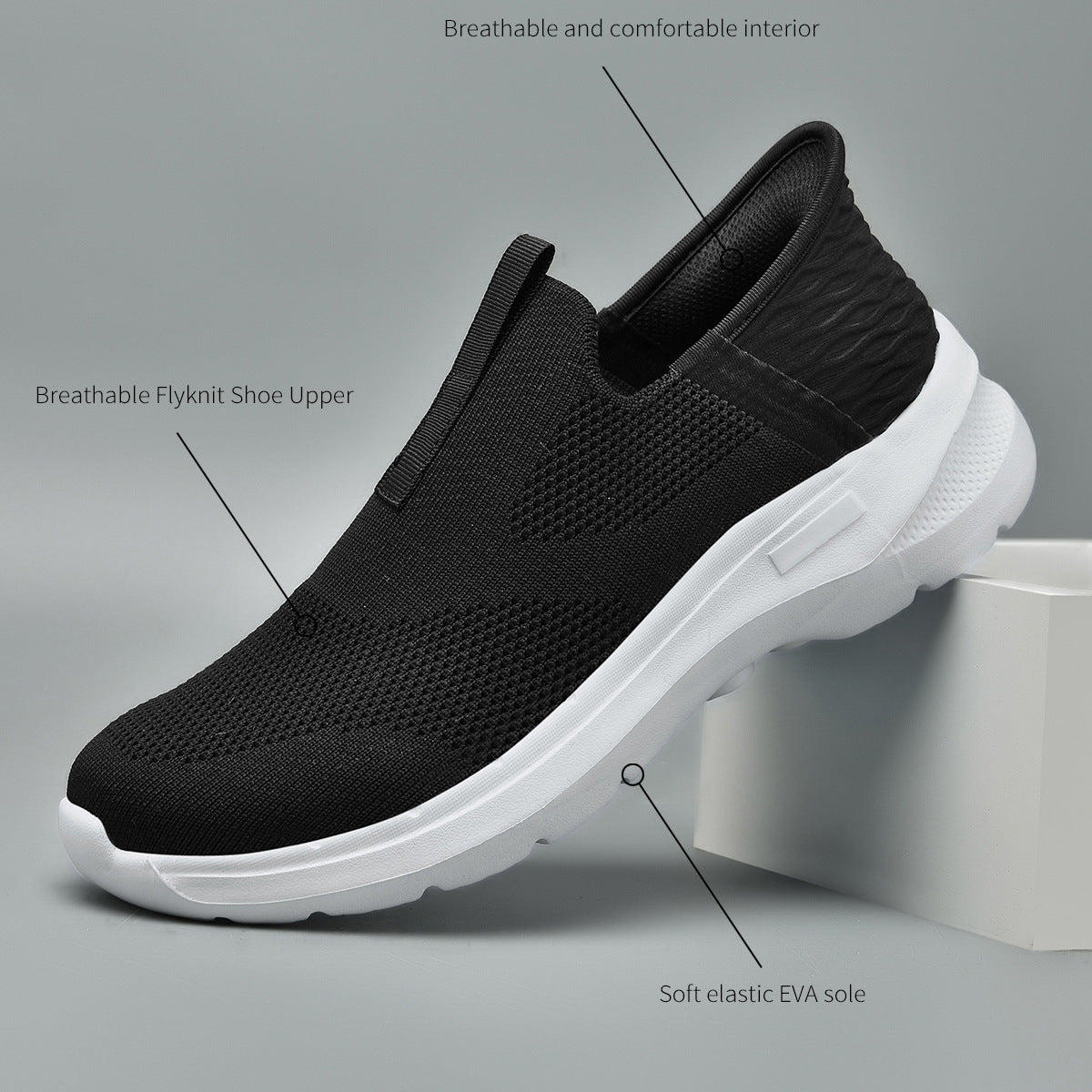 Aria - Unisex Orthopedic Knit Sport Shoes, Breathable Cushioned Sneakers
